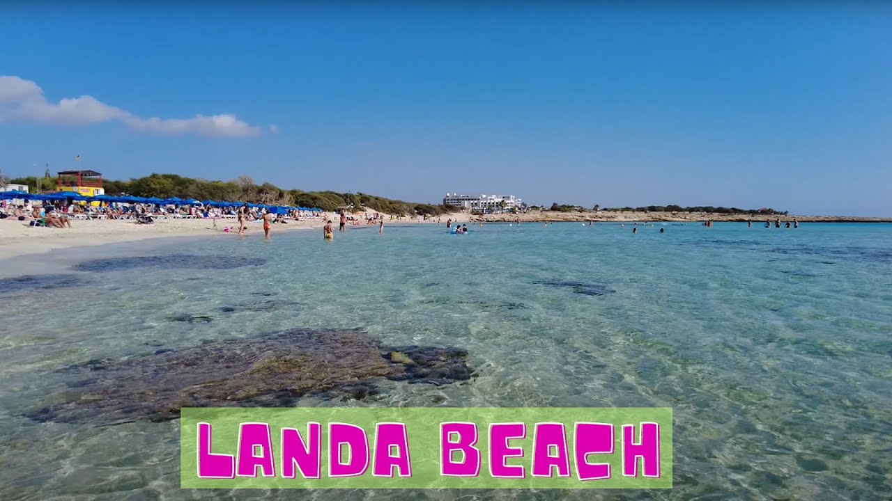 Landa Beach - Ayia Napa, Cyprus [4k Ultra HD 60fps ]
