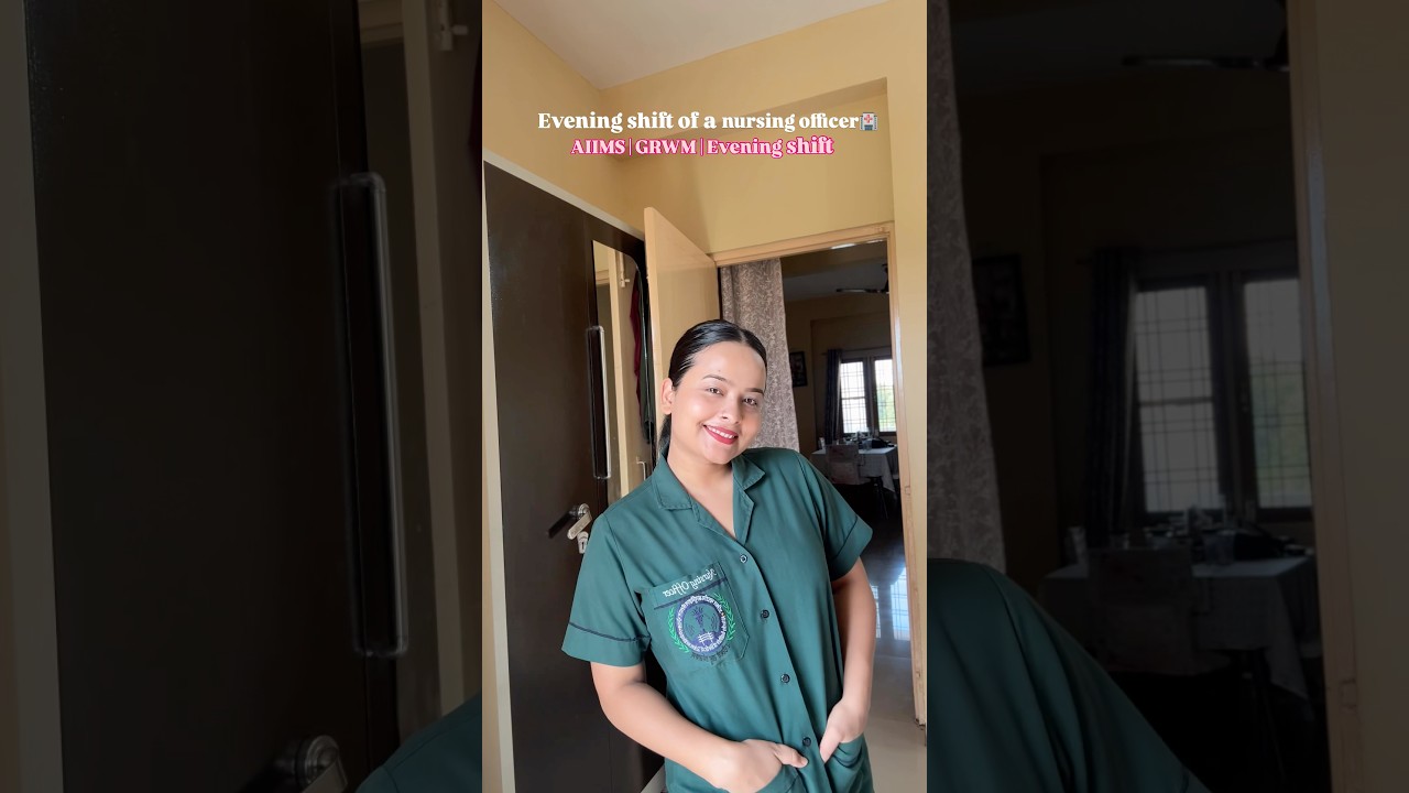Evening duty routine of a nursing officer 