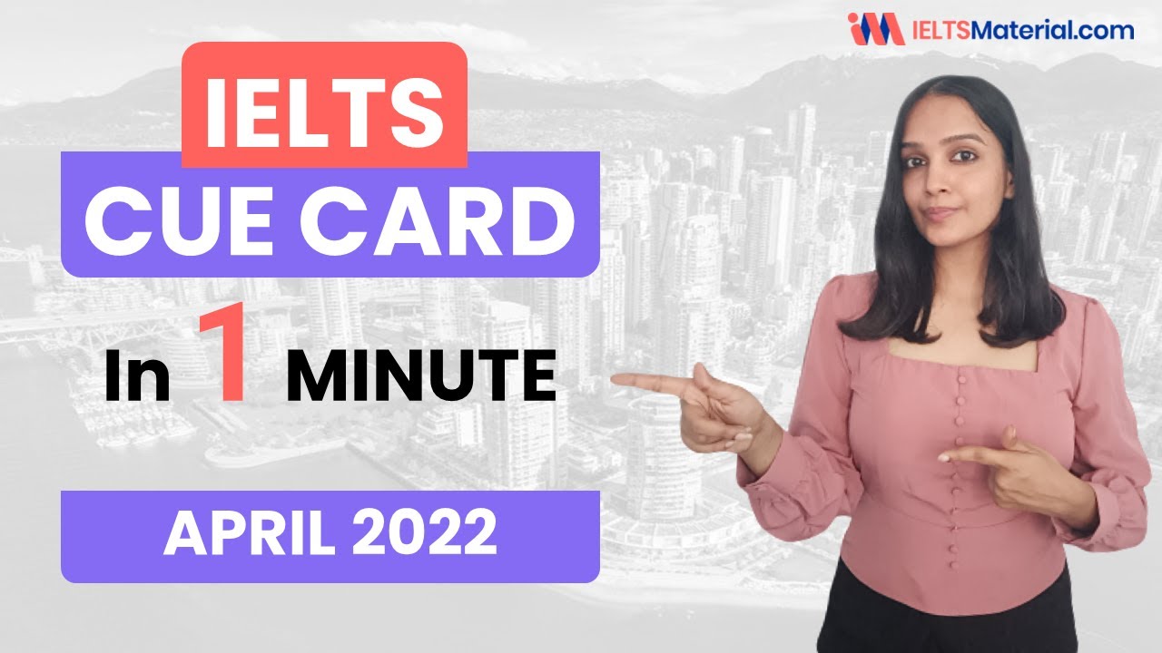 IELTS Speaking Test APRIL 2023 | How to Prepare CUE Card in 1 Minute?