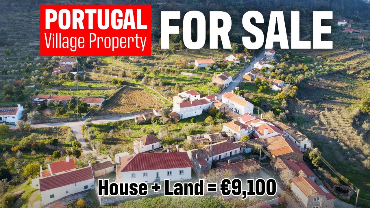 Cheap Abandoned Village House with Land for Just €9,000 in Central Portugal! - FULL WALKING TOUR