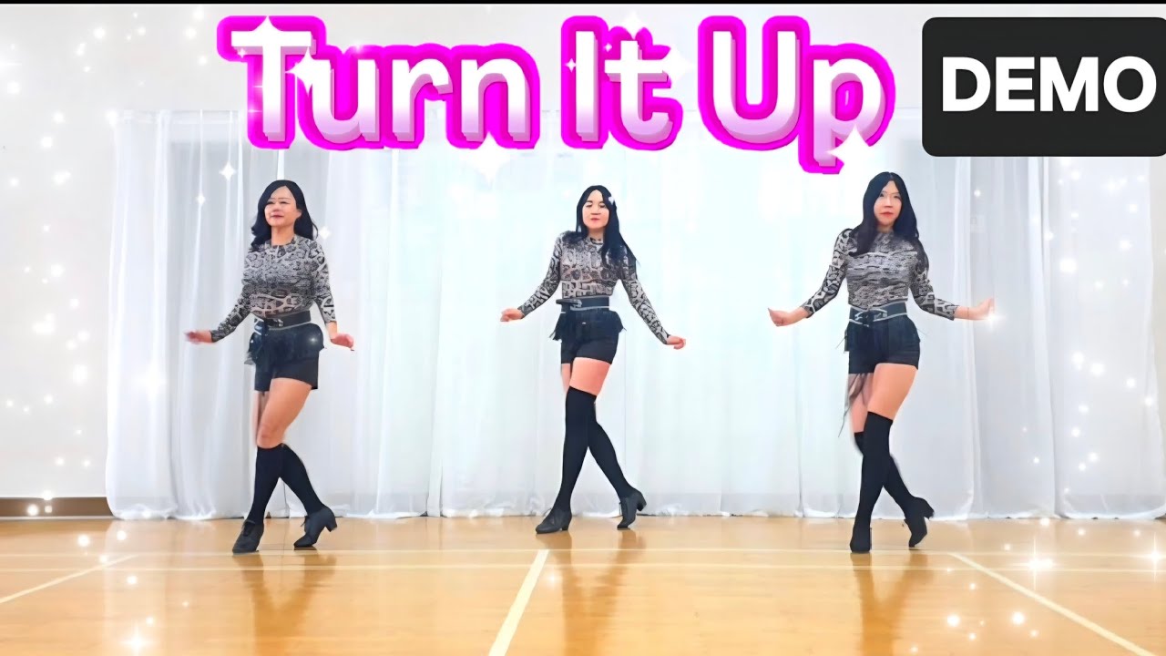Turn It Up Line Dance/ 화요강사반/ Improver/턴잇업 라인댄스/ Choreo:Sory Sung/ 최신라인댄스/ 대전라인댄스