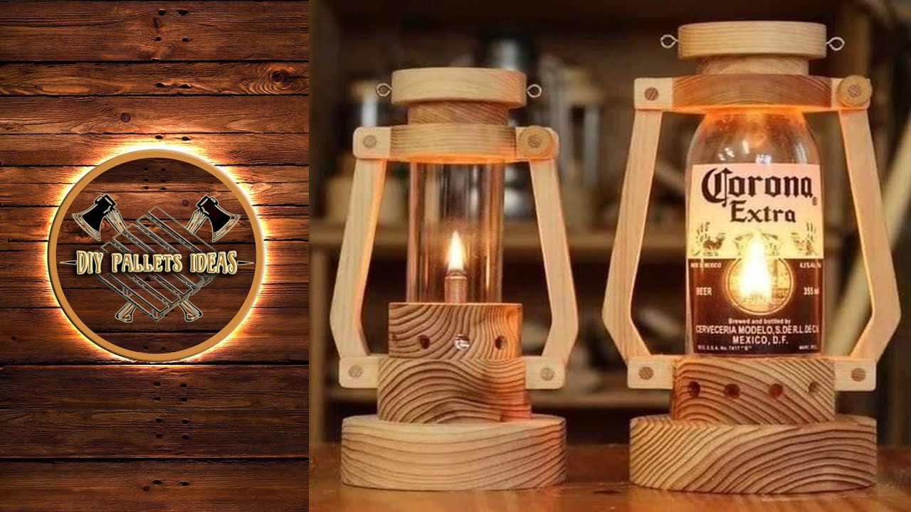 Top 50 rustic wooden lanterns, creative and beautiful DIY