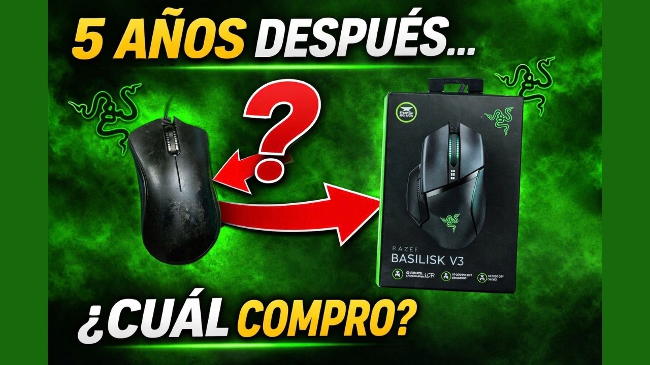 Mi mouse murió después de 5 años… ¿Basilisk V3 o DeathAdder V3?