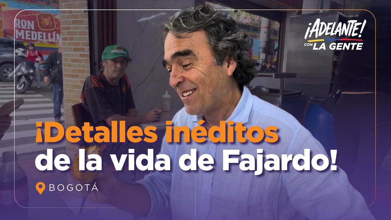 ¡Lo que NUNCA has visto de la vida de Sergio Fajardo! ¡Un día en Medellín!