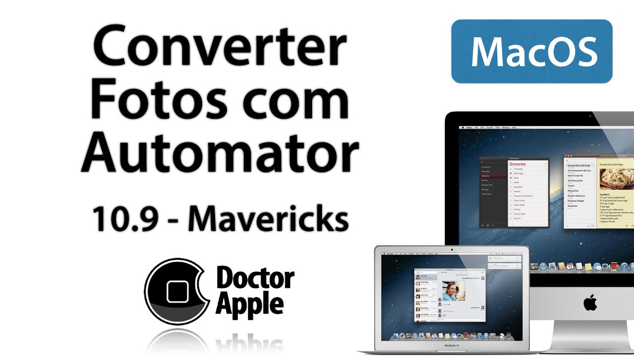 Aula Apple Mac - Converter Fotos - Automator
