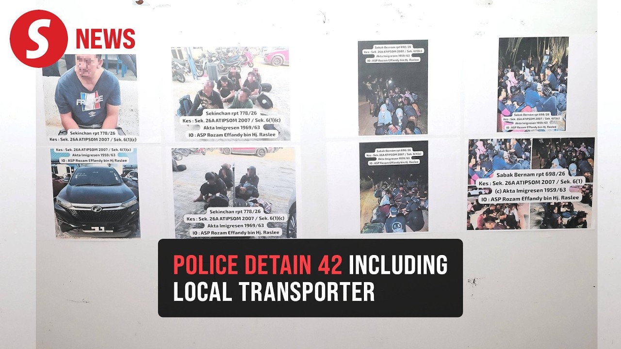 Local transporter among 42 held in migrant smuggling crackdown by cops