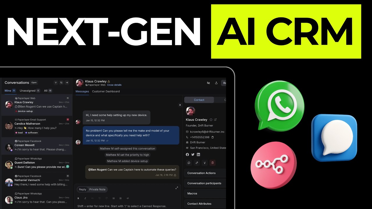 The Future of CRMs: Build an AI Agent Lead System with n8n & Chatwoot (Official WhatsApp API)