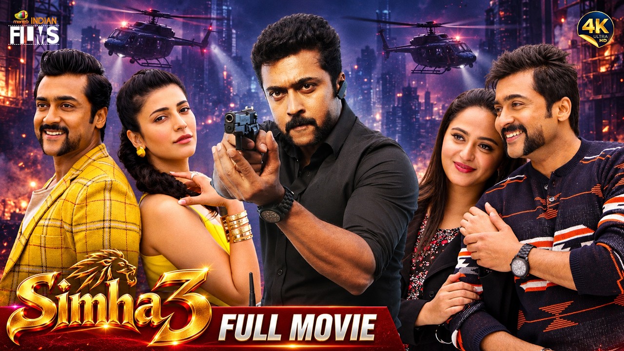 Simha 3 Latest Full Movie 4K | Suriya | Shruthi Haasan | Anushka Shetty | Kannada | Indian Films