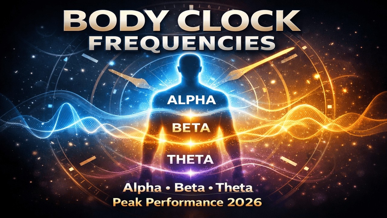 Decoding Your Body Clock ⏱️ | Alpha–Beta–Theta Frequencies for Peak Performance (2026)