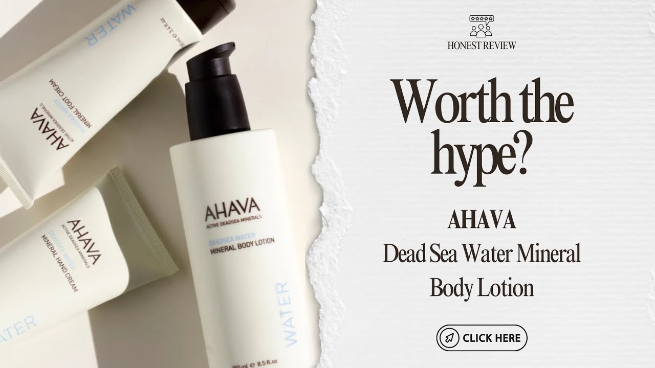 Test and Review: AHAVA Dead Sea Water Mineral Body Lotion