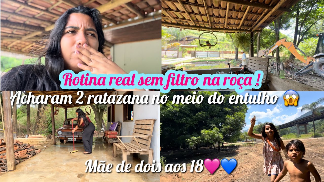 ME PEGARAM DE SURPRESA! 😱 Olha como ficou minha chácara depois da limpeza pesada!