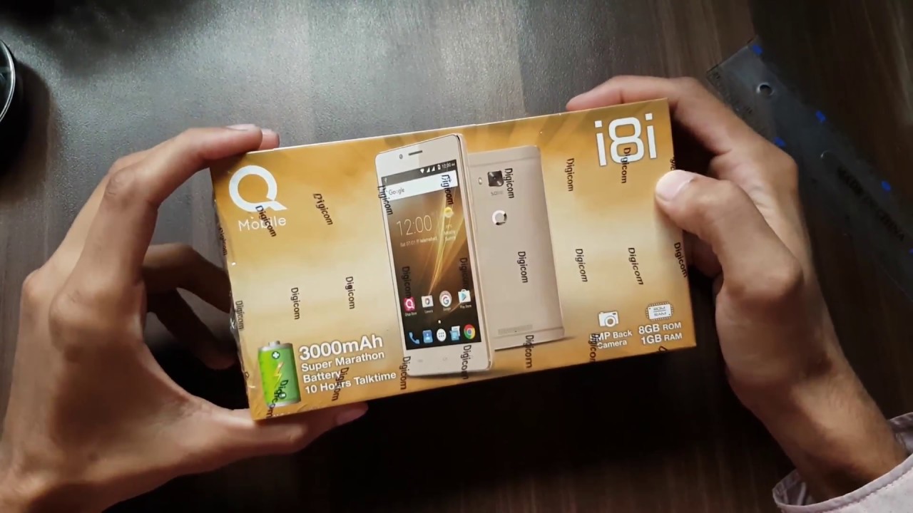 Q Mobile Noir i8i Unboxing and Reviews - Urdu