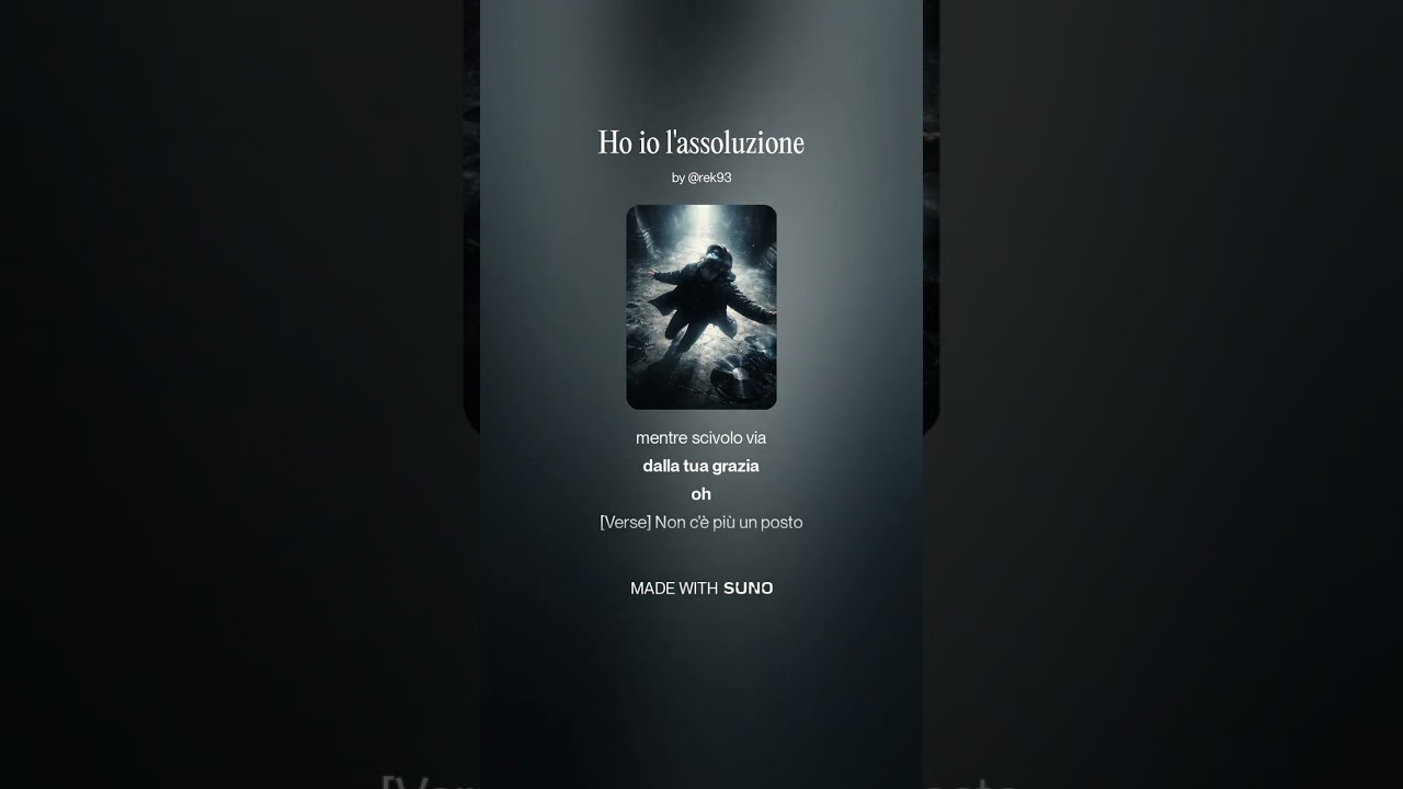 Ho io l'assoluzione