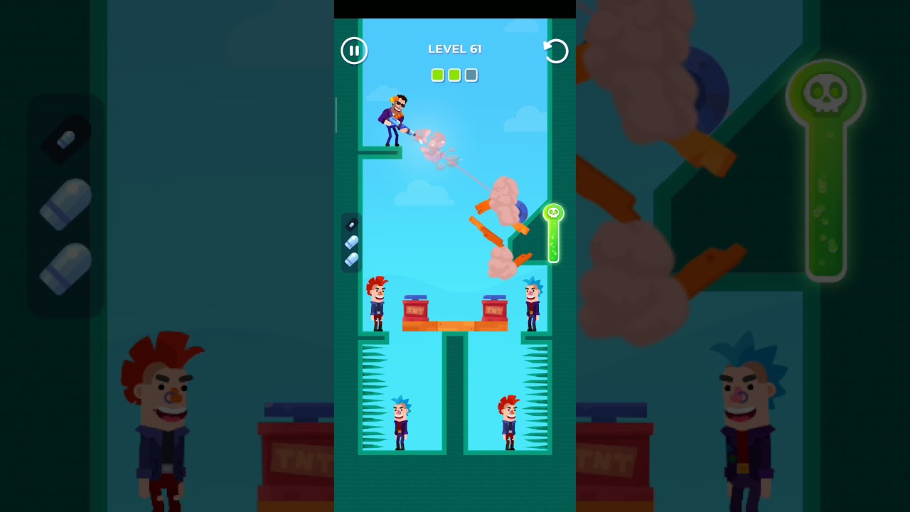 Hitmasters Shotgun Mode Level 61 Walkthrough