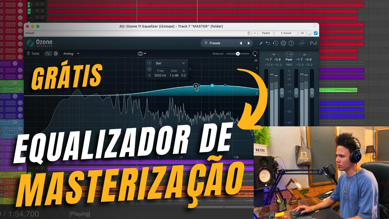 EQUALIZADOR PARA MASTERIZAÇÃO GRÁTIS | OZONE 11 EQUALIZER | REVIEW