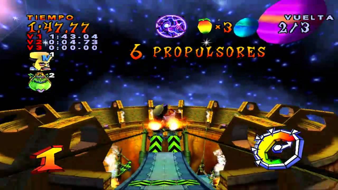 Guia Crash Nitro Kart Español 101% FINAL - Velo autopista espacial (11/11)
