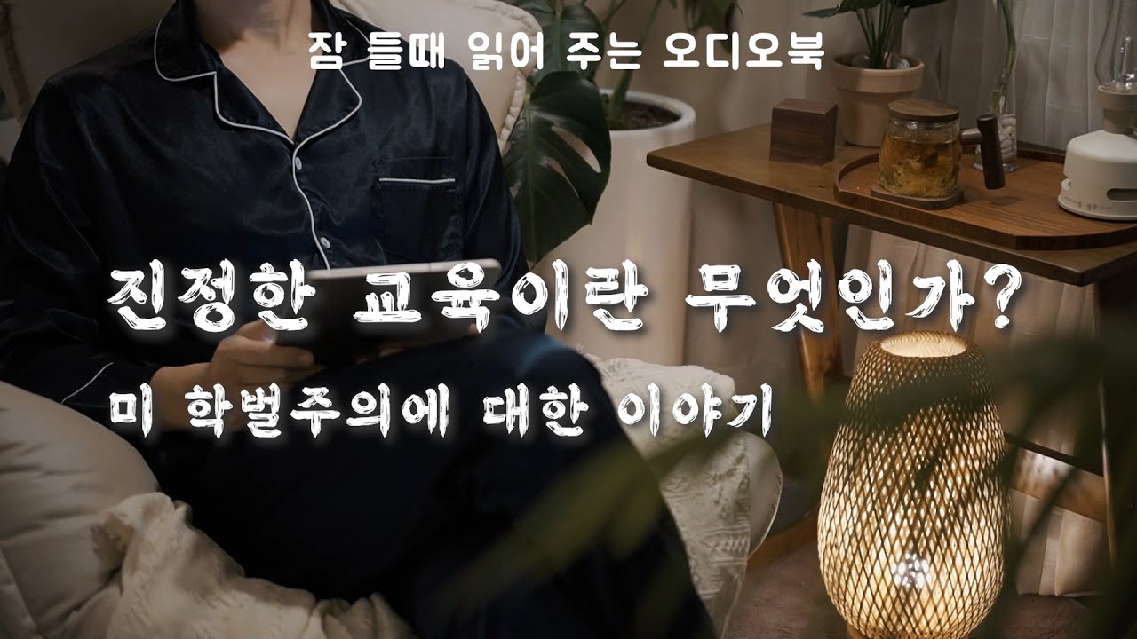 지독한 학벌주의에 대한 이야기ㅣ죽은 시인의 사회ㅣ 자면서 듣는 오디오북ASMR
