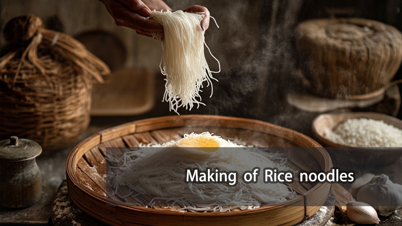 The Process of Making Rice Noodles: From Rice to Delicious Noodles