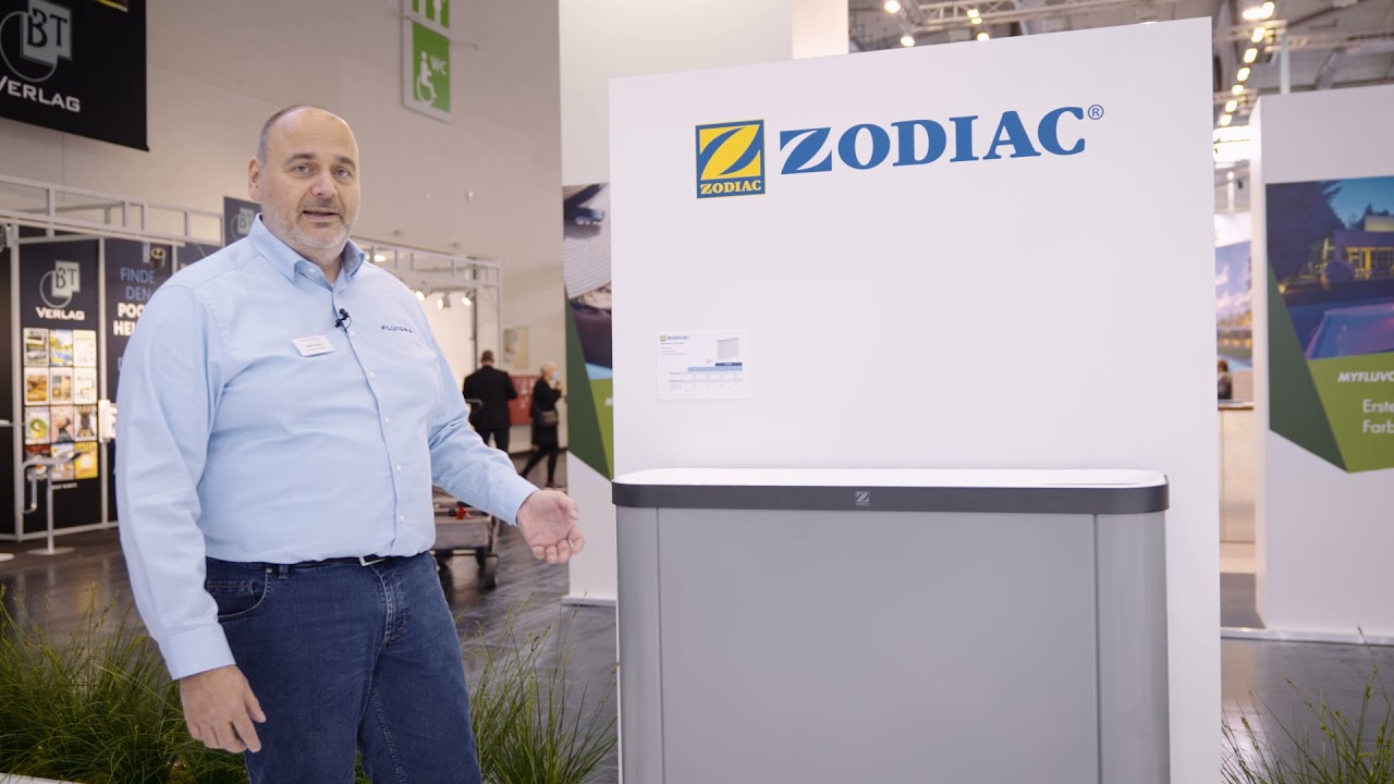 Der ZODIAC Entfeuchter Sirocco² auf der aquanale 2021 - Elegantes Design und optimales Klima