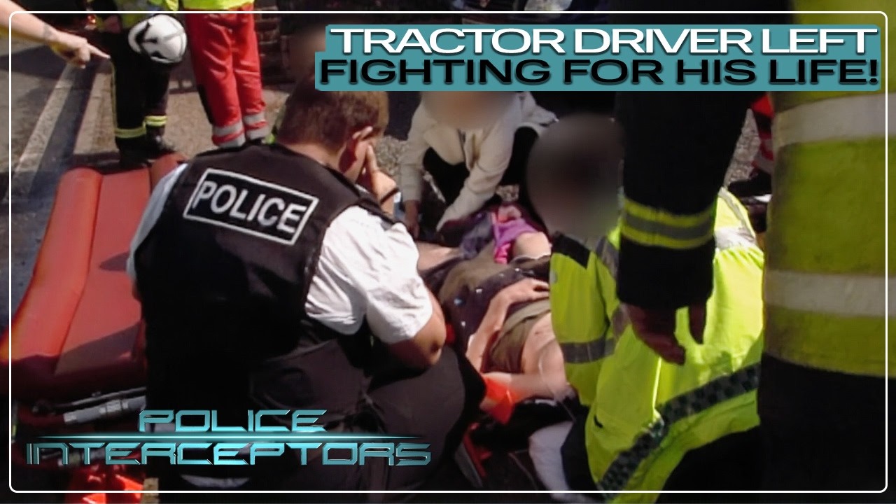 Cops Find Tractor Driver Fighting For HIS LIFE! | Police Interceptors FULL EPISODE