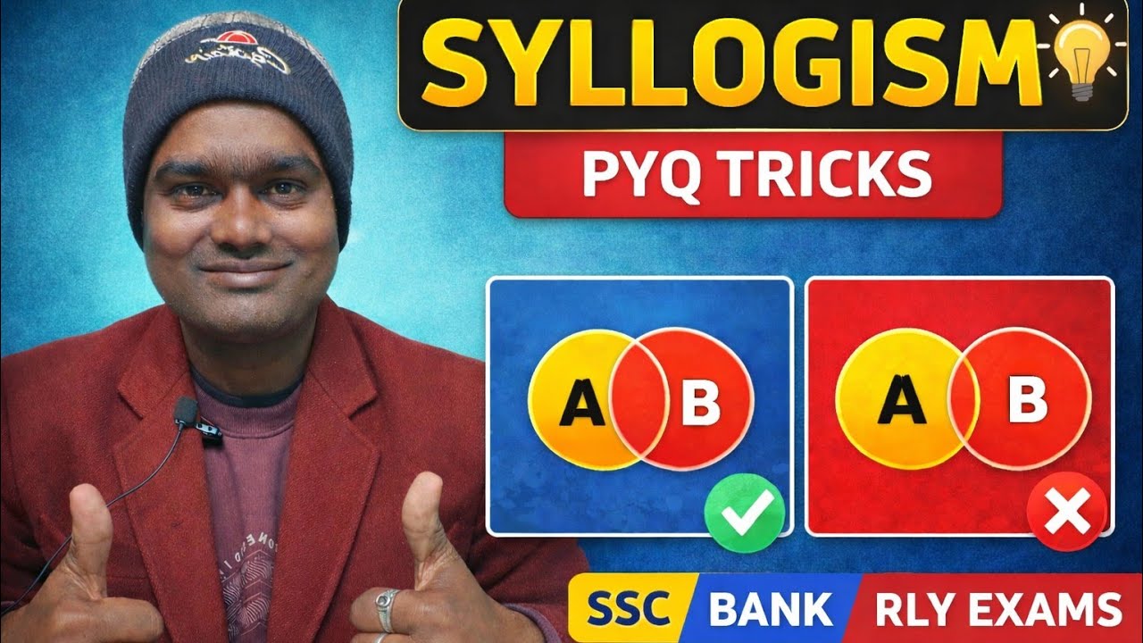 Syllogism PYQ 🔥 | Previous Year Questions | SSC Bank Railway | LECTURE-8