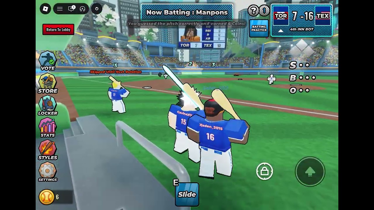 Me playing super star baseball for the first