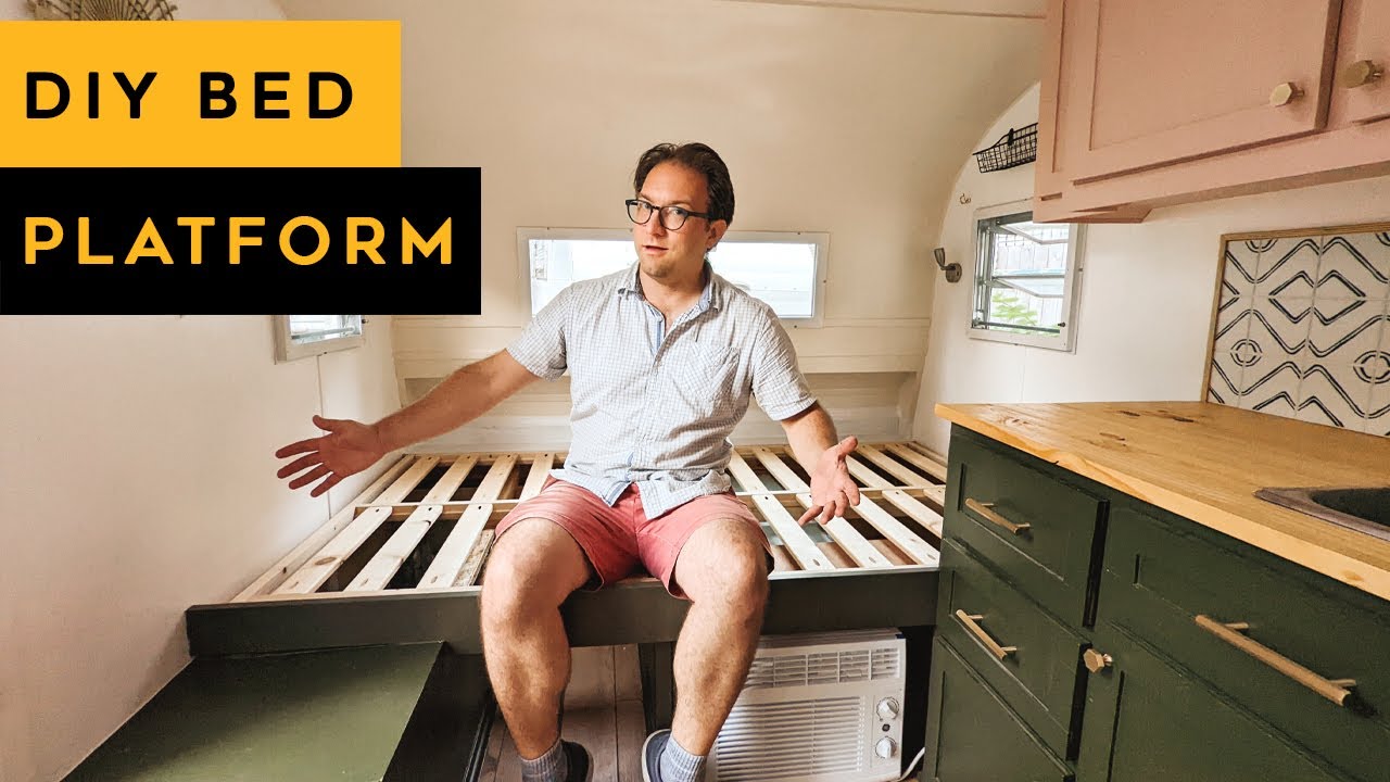 DIY PLATFORM BED & mattress unboxing!