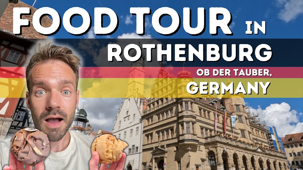 Rothenburg ob der Tauber Food Tour | Is The Food as Amazing as the City?