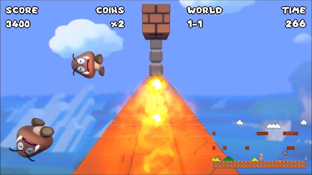 Super Mario Bros. In First Person!  A New Way To Experience A Classic.