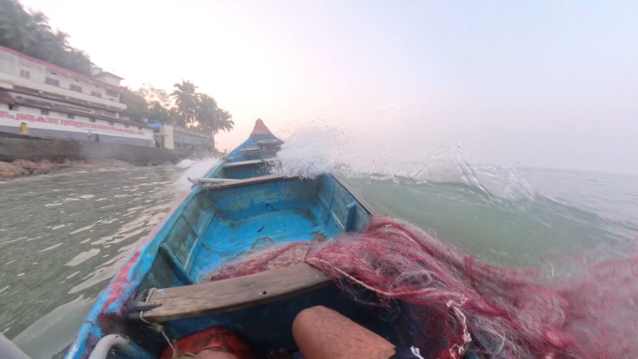 😱തോണി മറിയുമോ? #fishing 