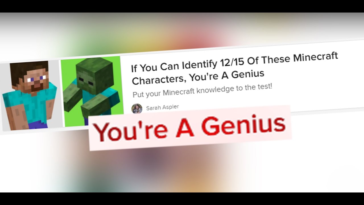 Buzzfeed Tells Me About Myself