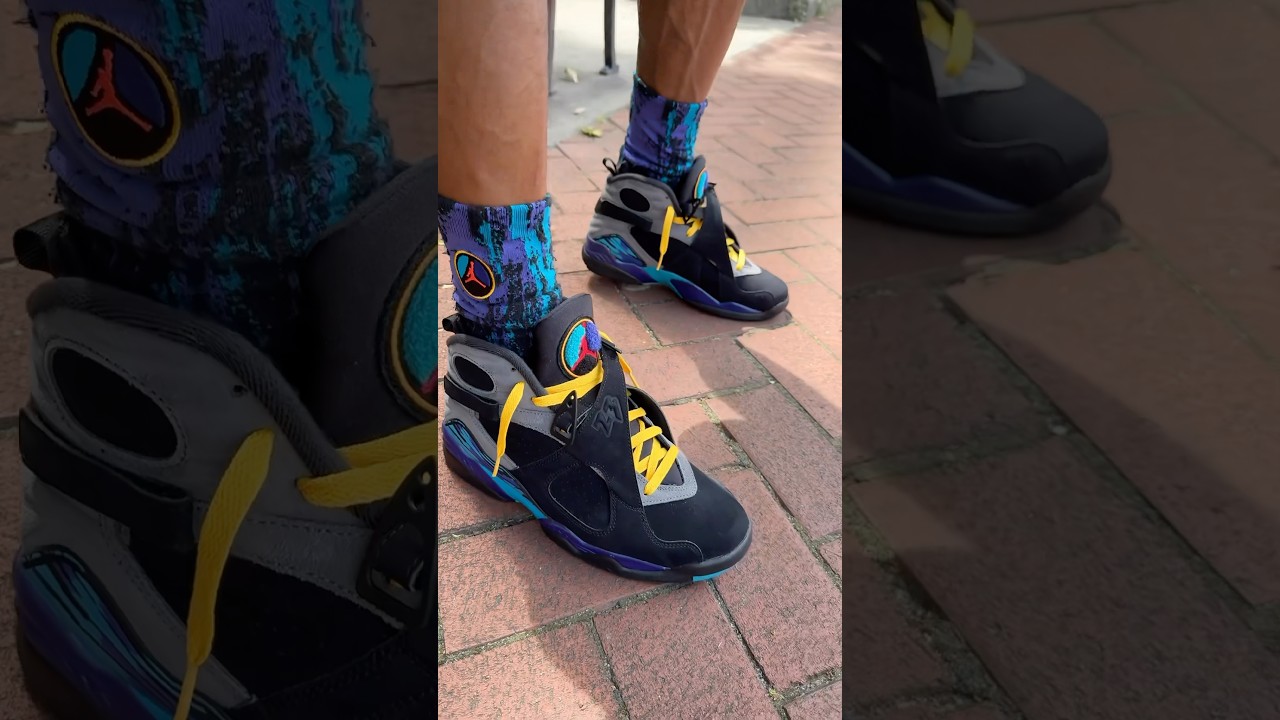 JORDAN 8 &ldquo;AQUA&rdquo; LACE SEAP OPTIONS 👀👀 WHICH ARE YOU GOONG WITH??