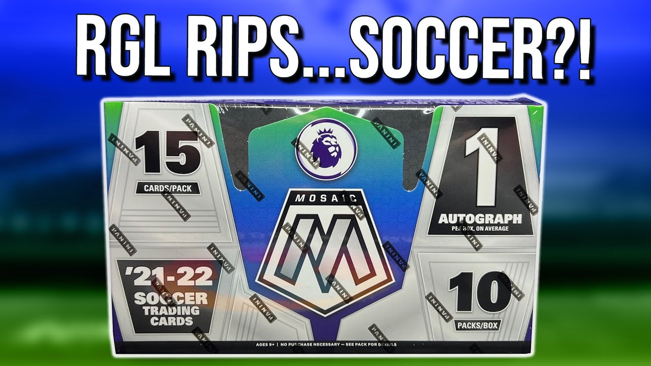 RGL RIPS....SOCCER?! ⚽ | 2021-22 Panini Mosaic Premiere League Hobby Box