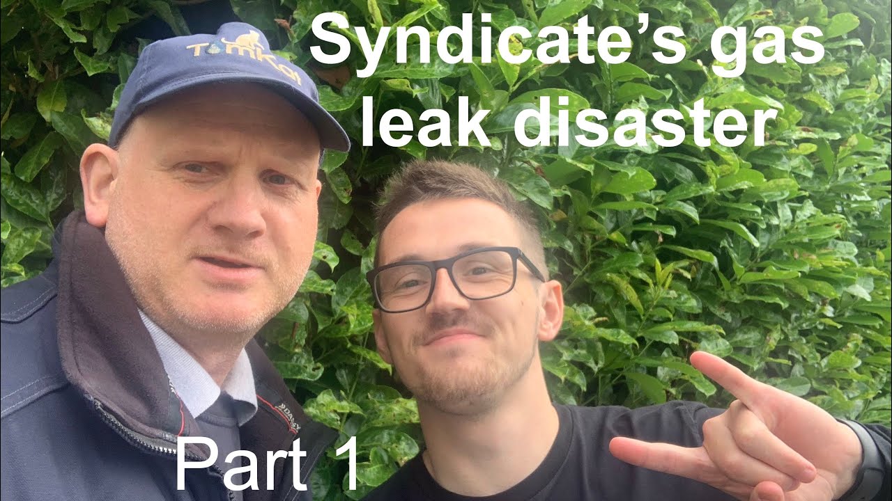 TOM (SYNDICATE) GAS LEAK. installing a boiler for YouTuber Tom Cassell better known as syndicate.