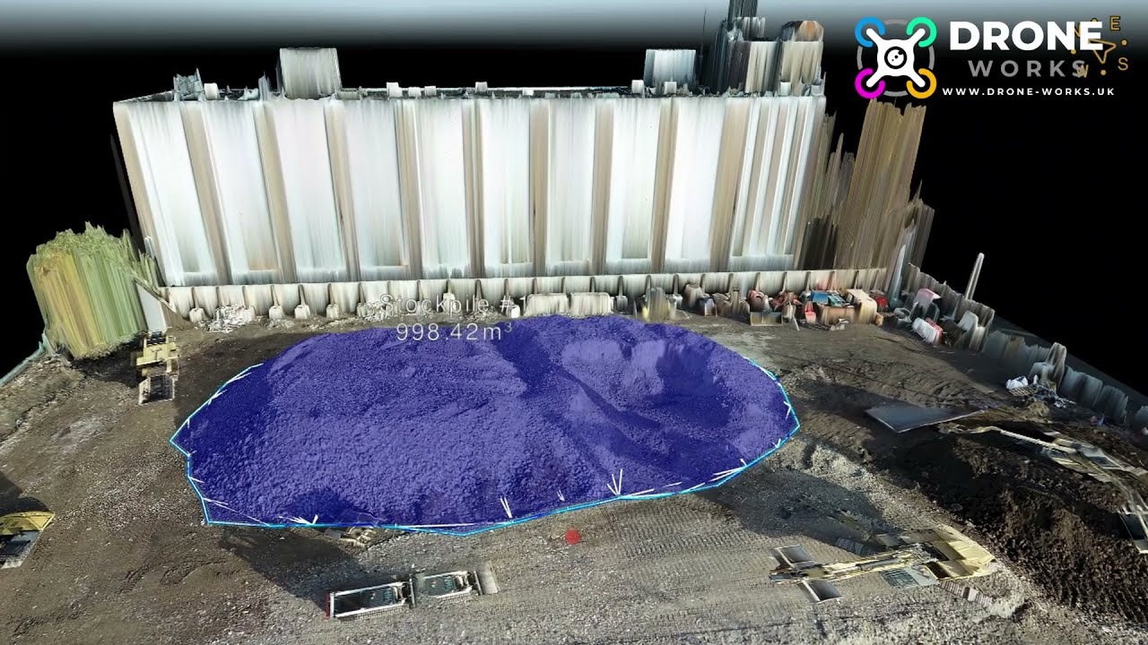 Unlocking Construction Efficiency: Drone Based Stockpile Volume Surveys