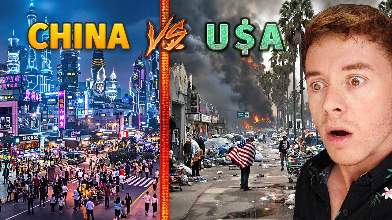 How Safe is China at Night? (USA is FAR Behind)