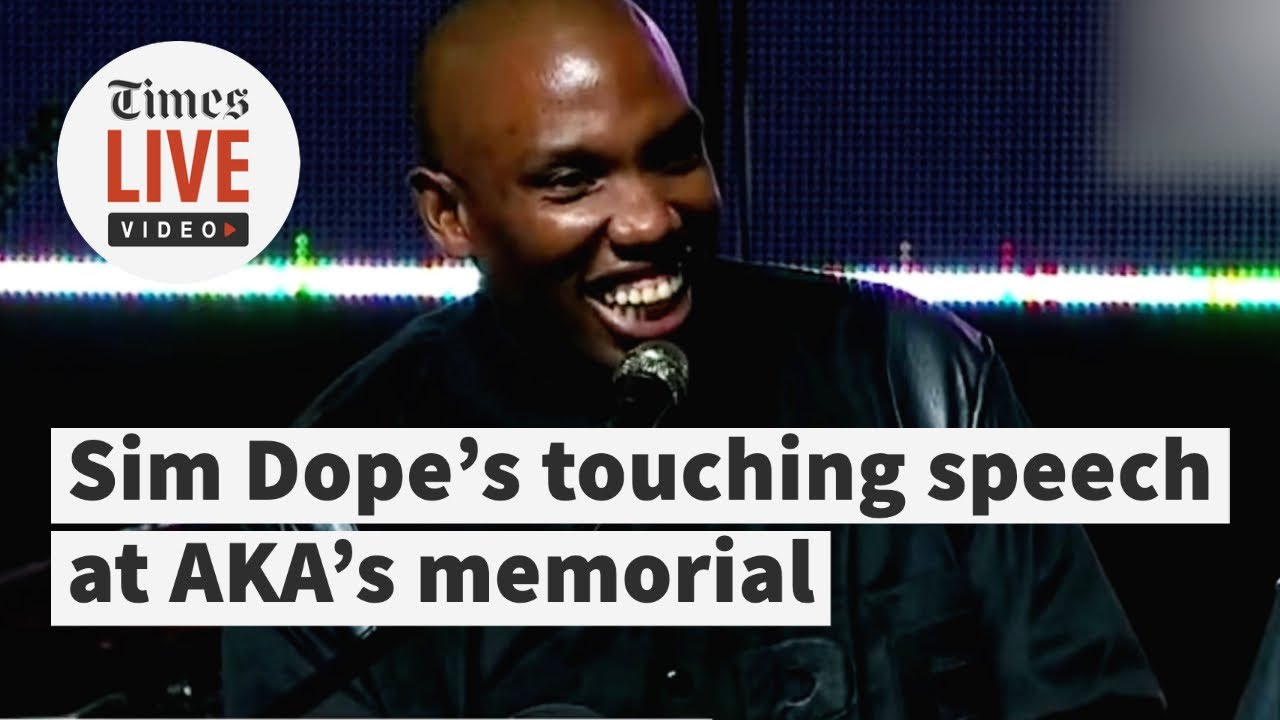Sim Dope revealed at AKA’s memorial: How they met, their Afrikaans class & origin of his nickname