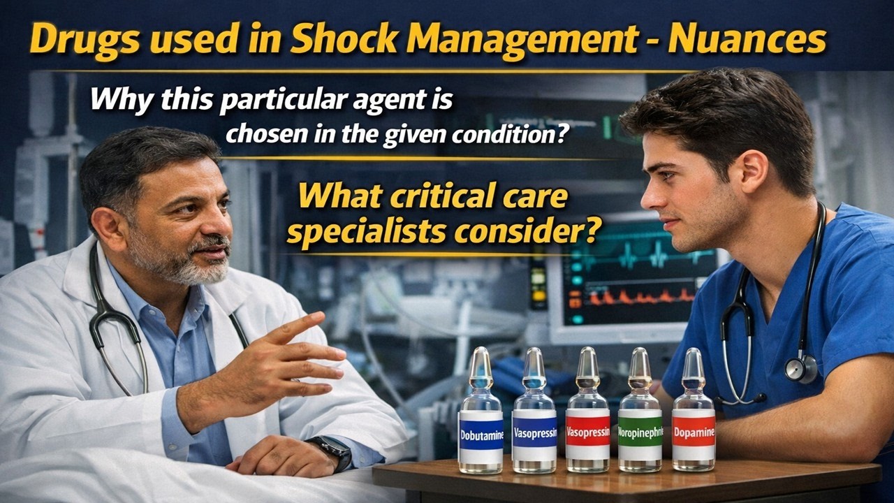 “Understanding Shock: The Receptor Level Logic Behind Vasopressor Choices”