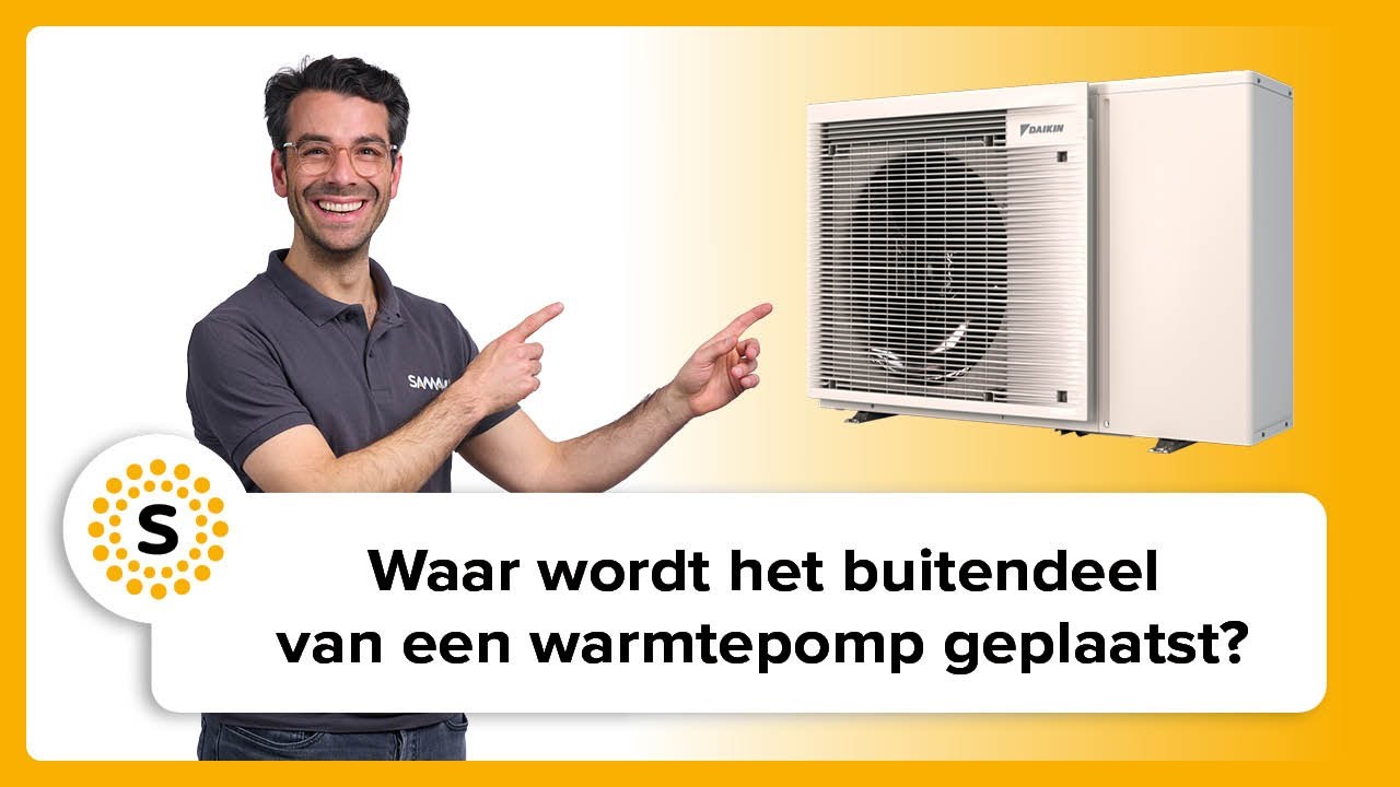Waar wordt het buitendeel van een warmtepomp geplaatst? Wij leggen het jou uit!