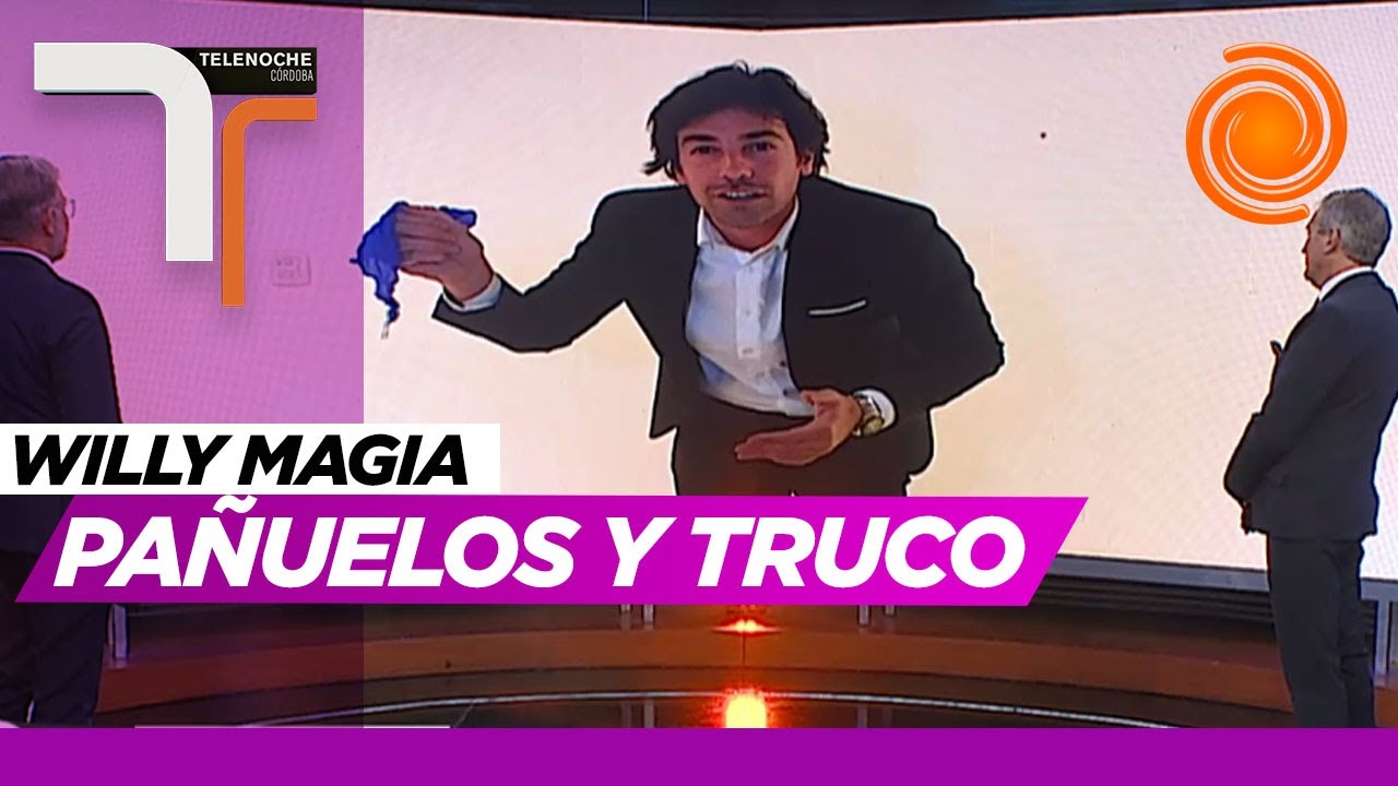 Willy Magia: ¡Mirá el truco que nos enseña para cambiar de color un pañuelo!