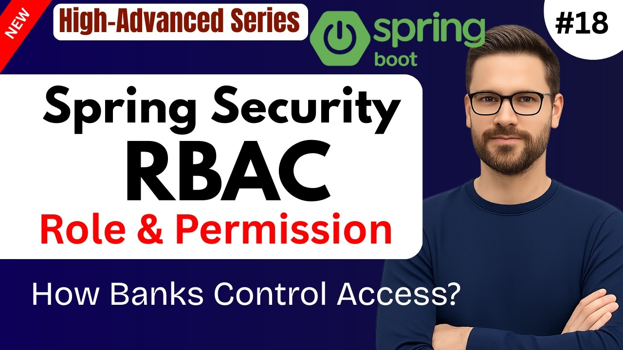 Spring Boot Role & Permission Design | RBAC in Banking Application | Spring Security | code class