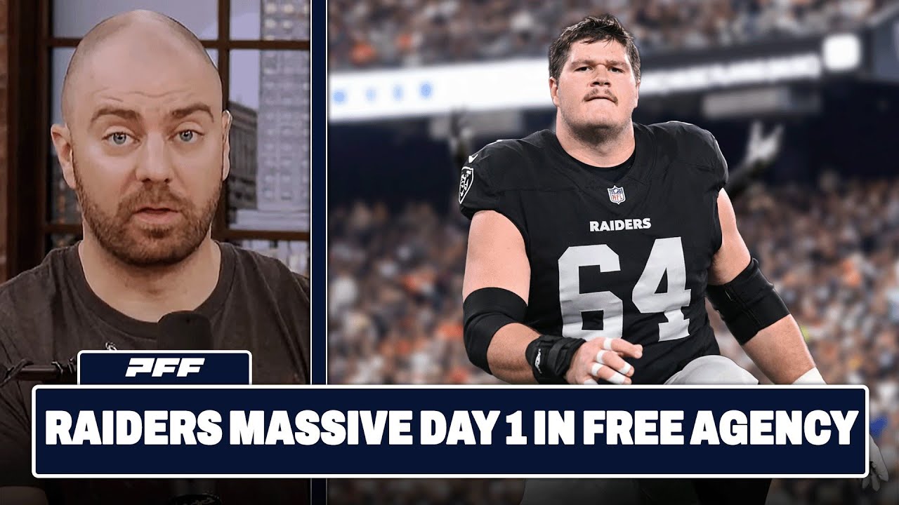 Пробный драфт «Лас-Вегас Рэйдерс» в 3 раунде и масштабный первый день свободных агентов | PFF NFL...