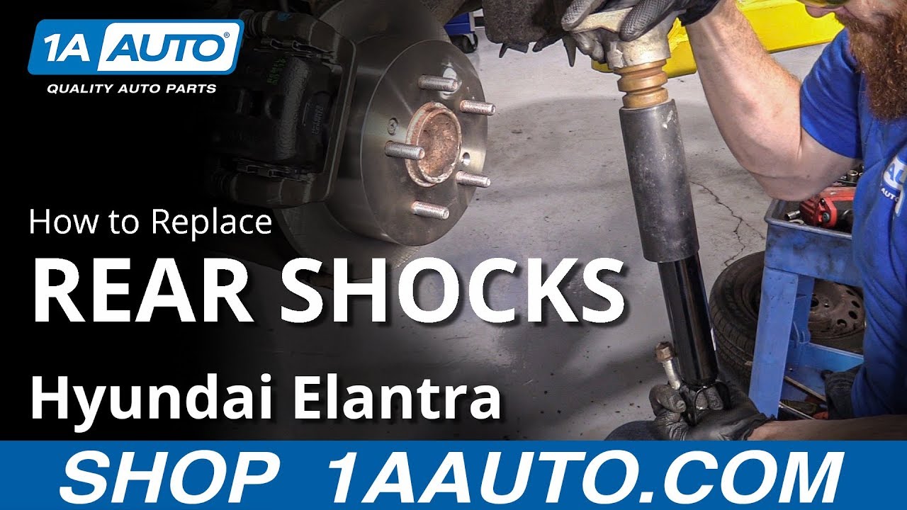 How to Replace Rear Shocks 07-10 Hyundai Elantra