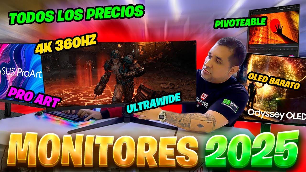 OFERTAS DE MONITORES AGOSTO 2025 II ASUS II SAMSUNG II LG II XIAOMI II MSI