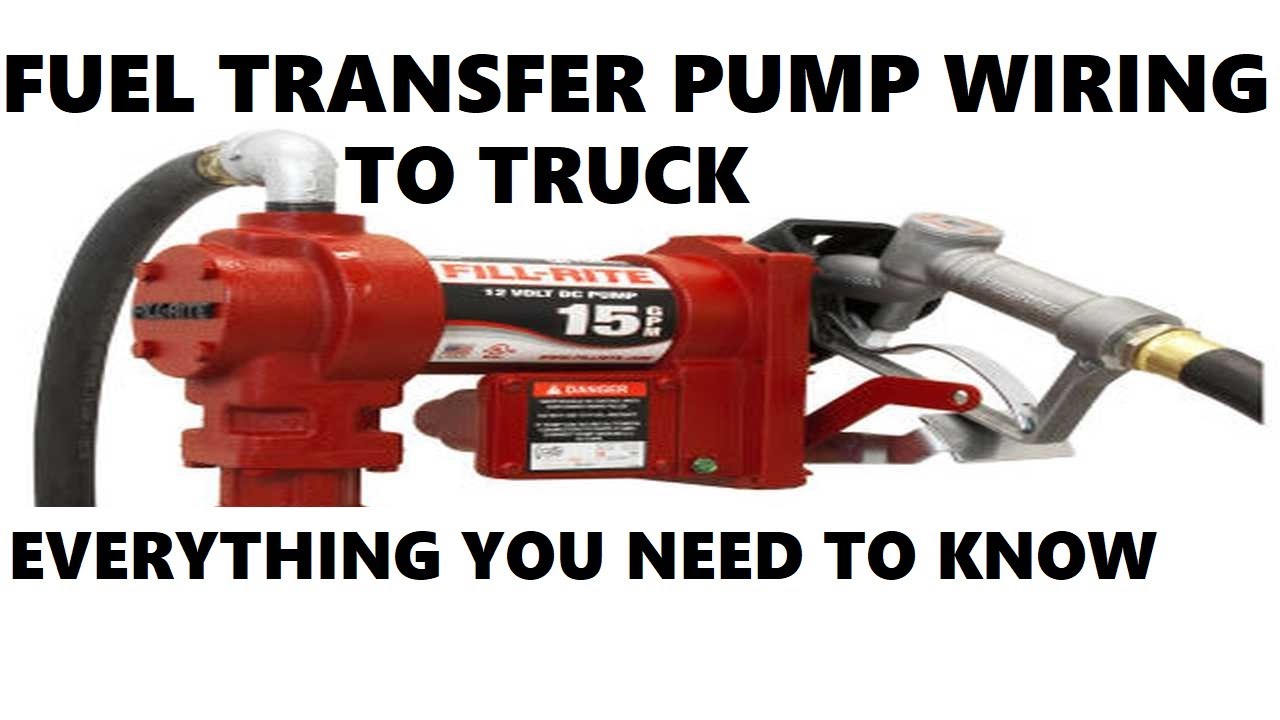 FUEL TRANSFER PUMP WIRING - Best Explained: wiring diagram, relay, fuse, switch, 12V, pump ground...