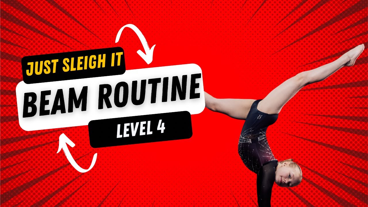 Her Best Level 4 Beam Routine Yet (9.3 Score)
