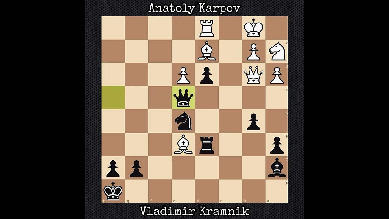 Anatoly Karpov vs Vladimir Kramnik | Monte Carlo, Monaco (1997)