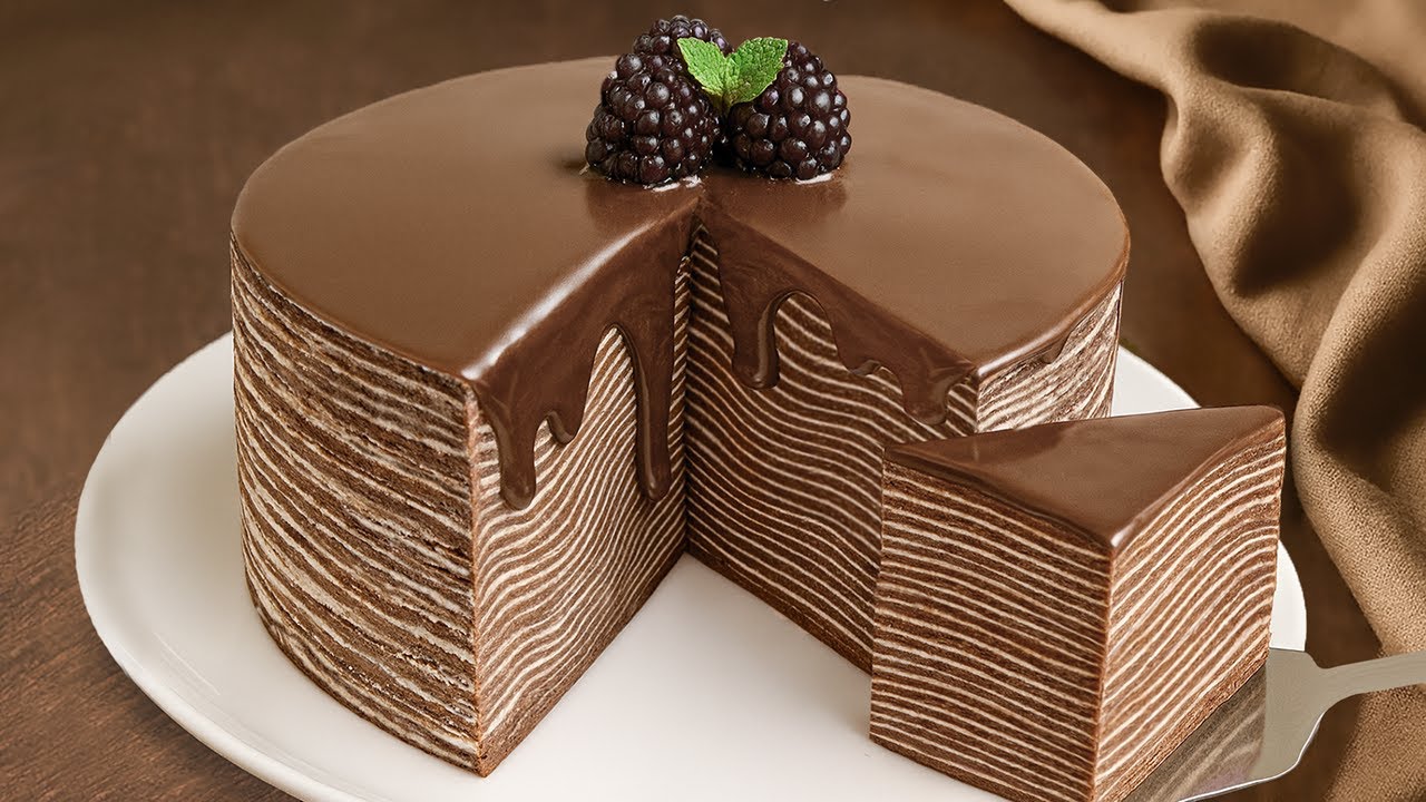Невероятный ШОКОЛАДНЫЙ БЛИННЫЙ ТОРТ с изумительным кремом!