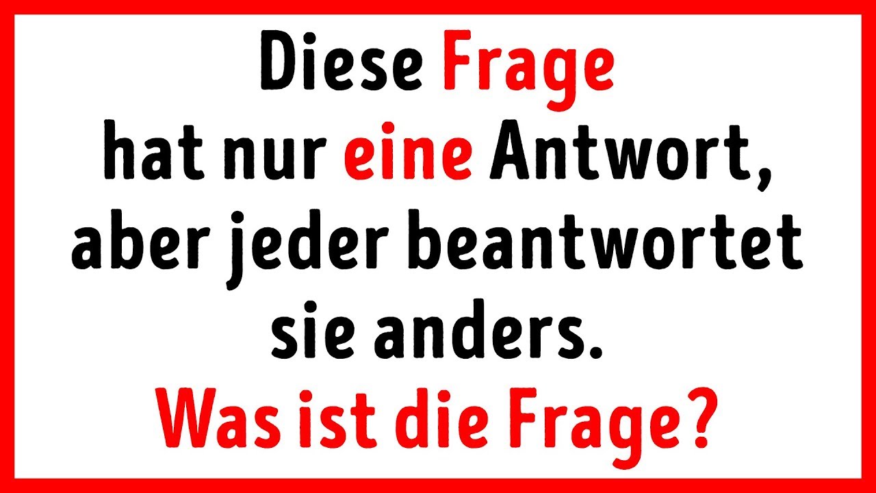 42 kurze R&auml;tsel, die dein schnelles Denken testen
