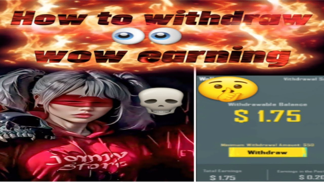 How to withdraw pubg wow earning 🥵🤐